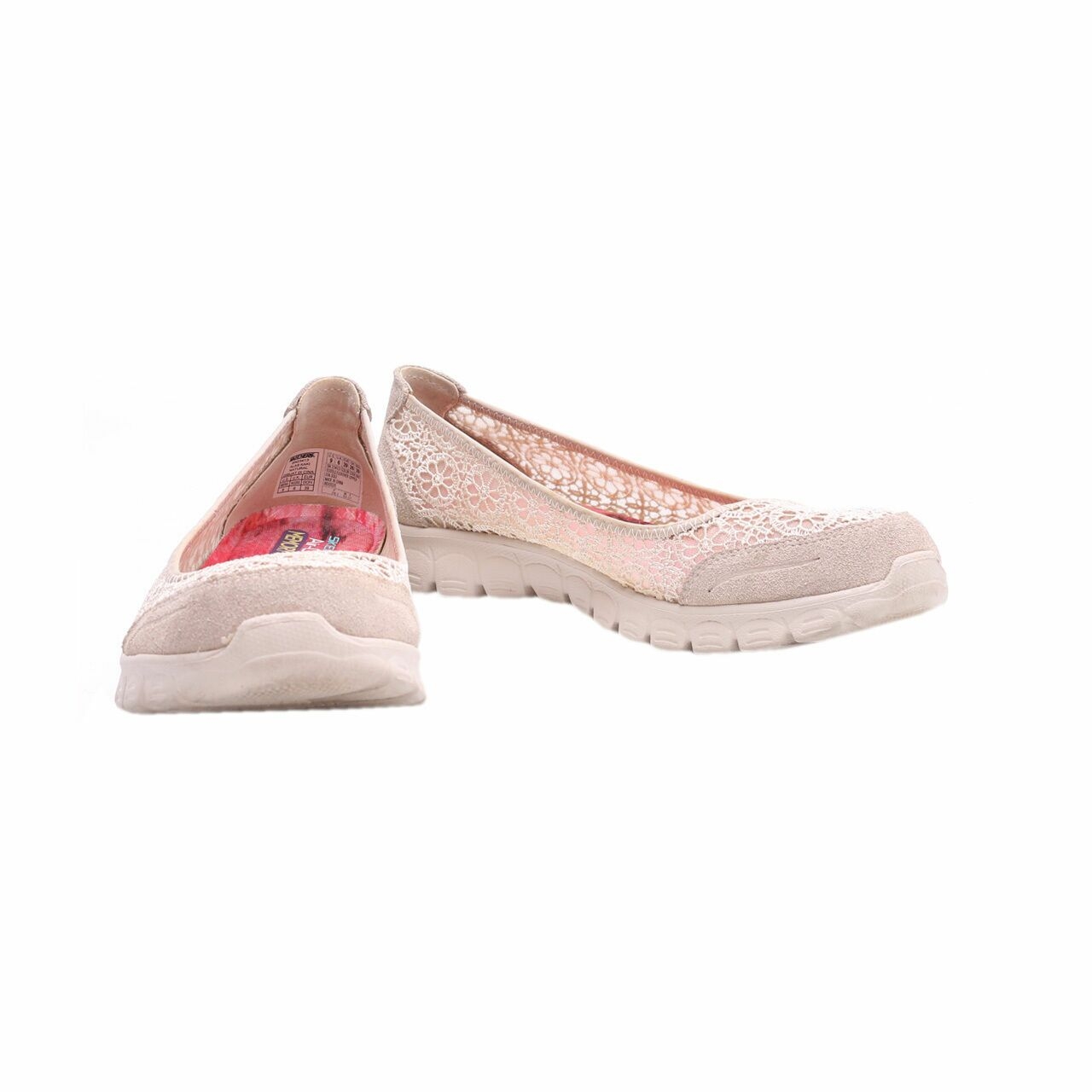 Skechers Cream Majesty Slip OnFlats