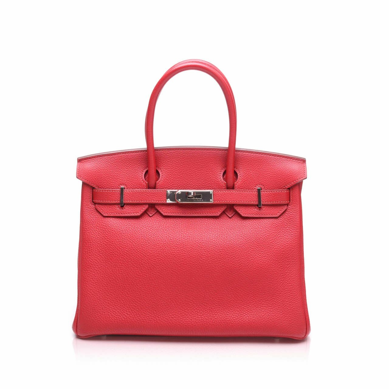 Hermes Birkin 30 Togo Rouge Garance PHW #M Handbag