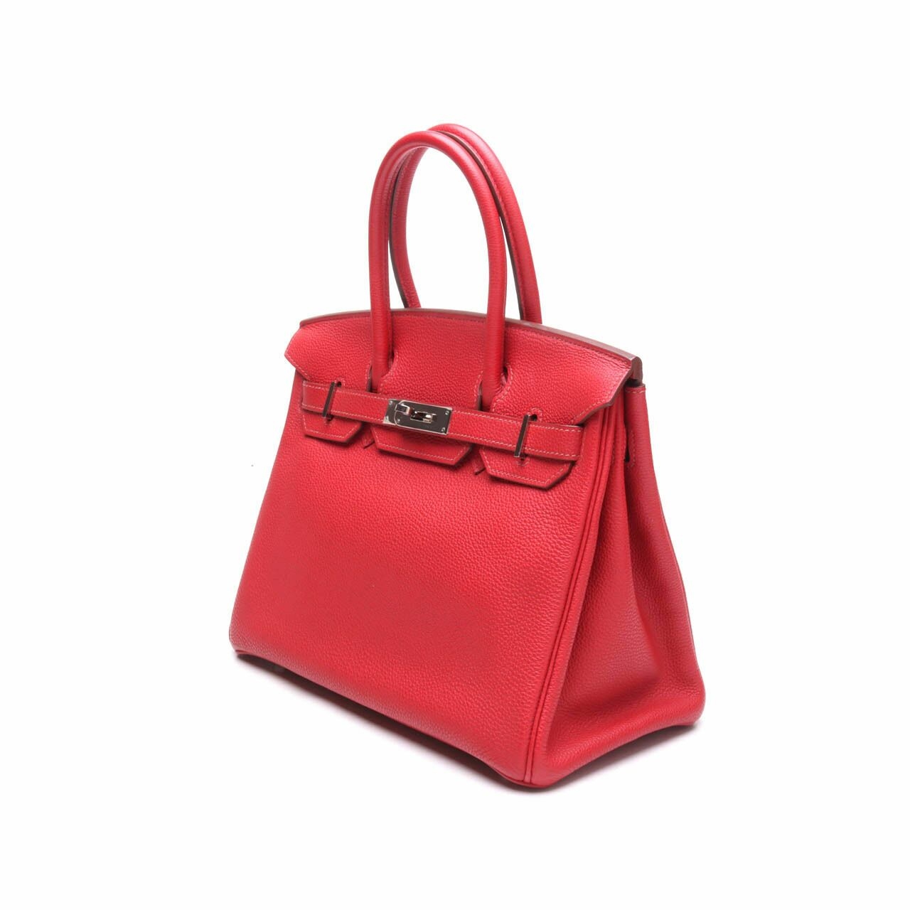 Hermes Birkin 30 Togo Rouge Garance PHW #M Handbag