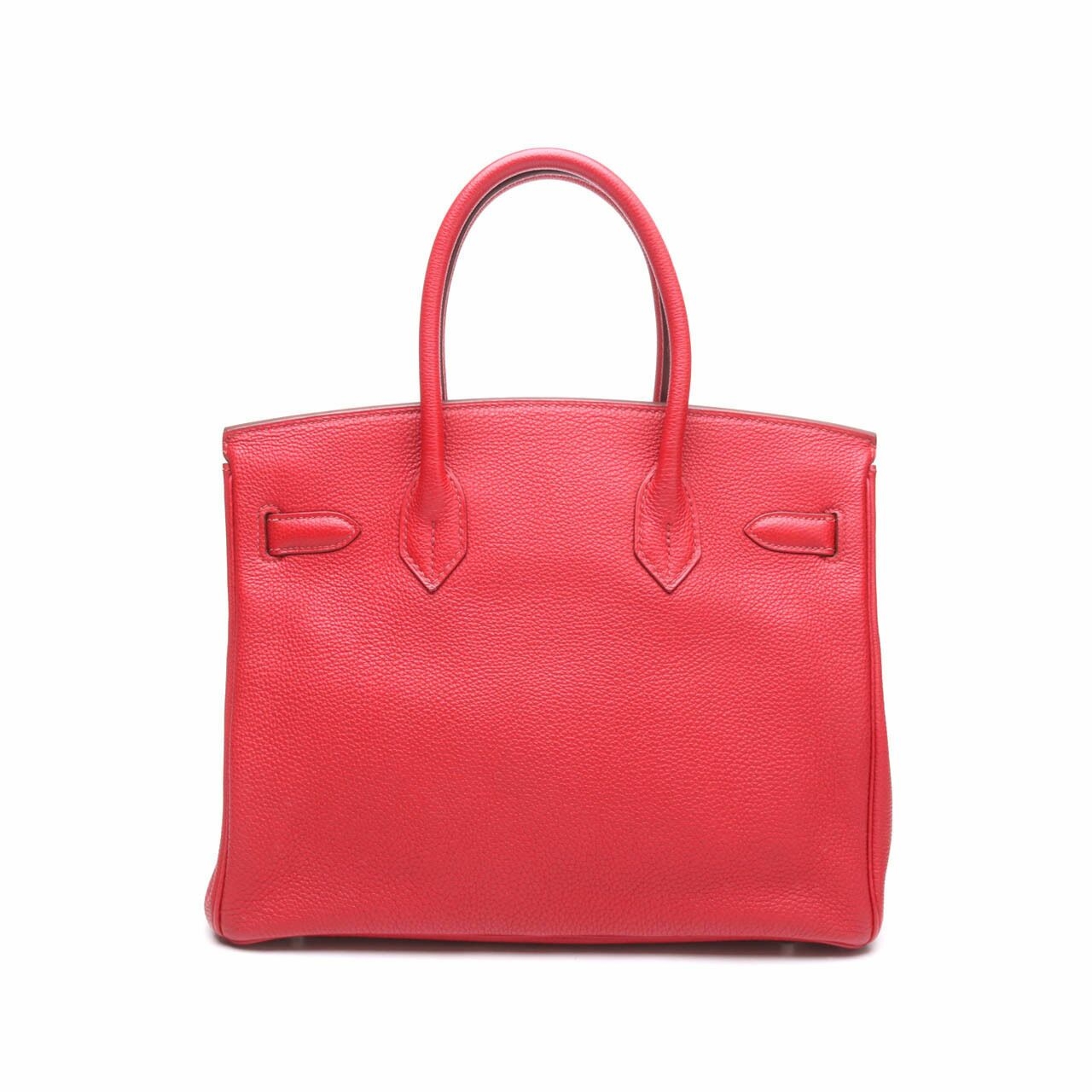 Hermes Birkin 30 Togo Rouge Garance PHW #M Handbag