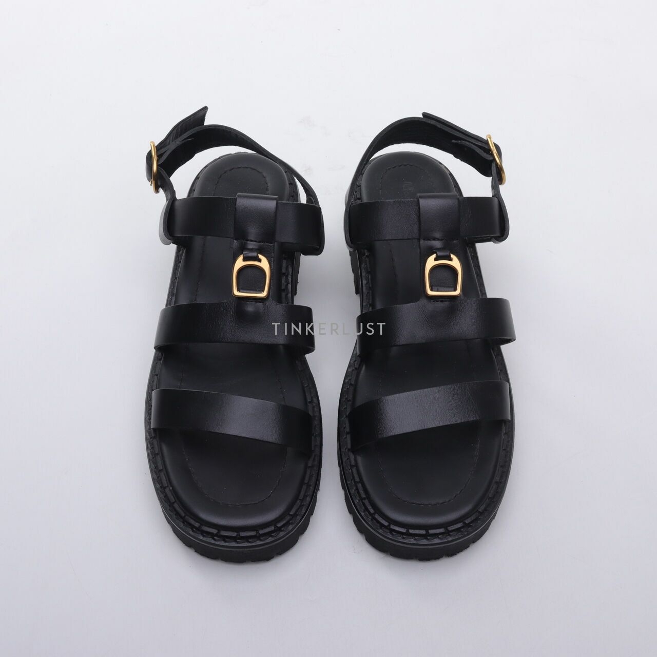 Massimo Dutti Black Sandals