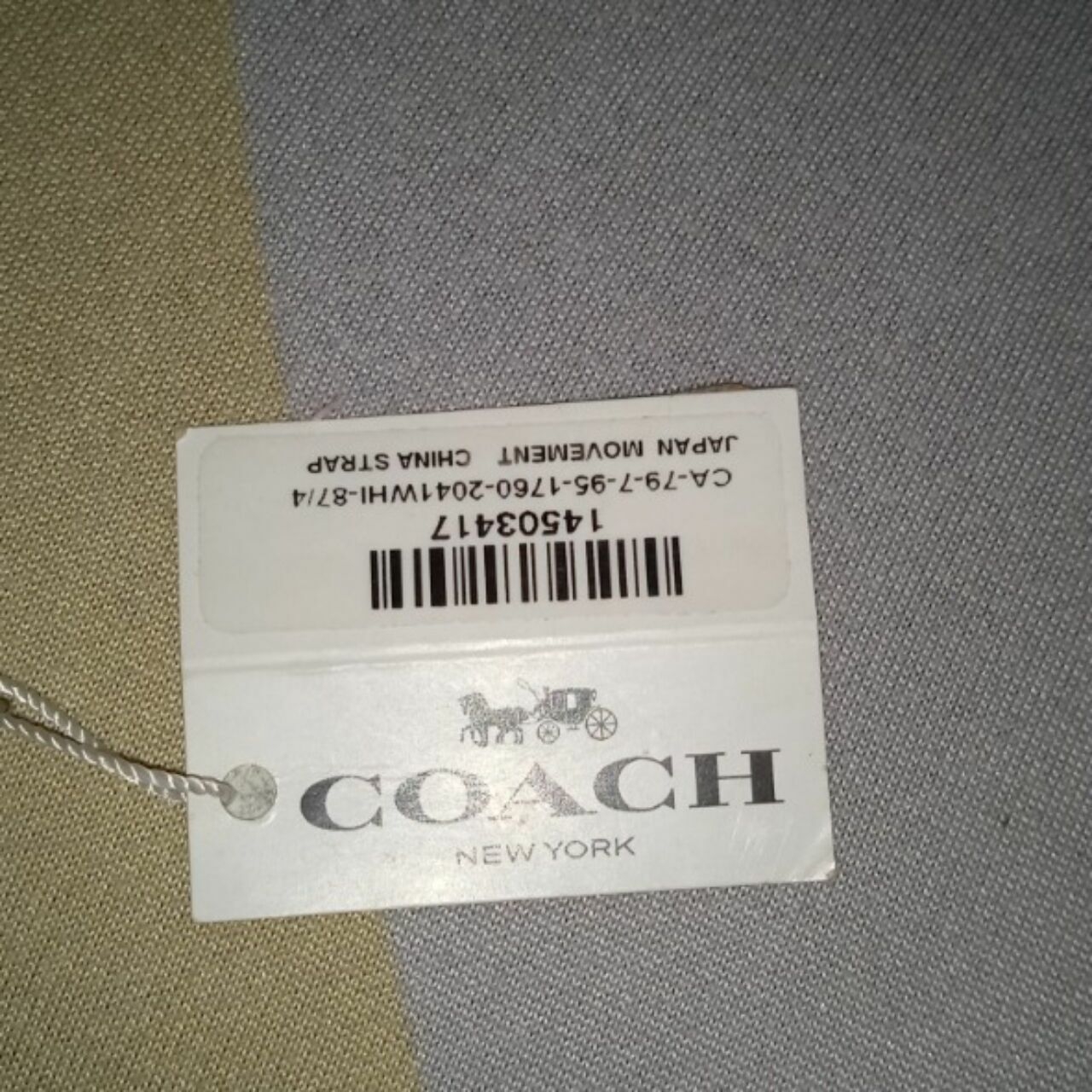 Coach 14503417 Maddy Rubber Strap White