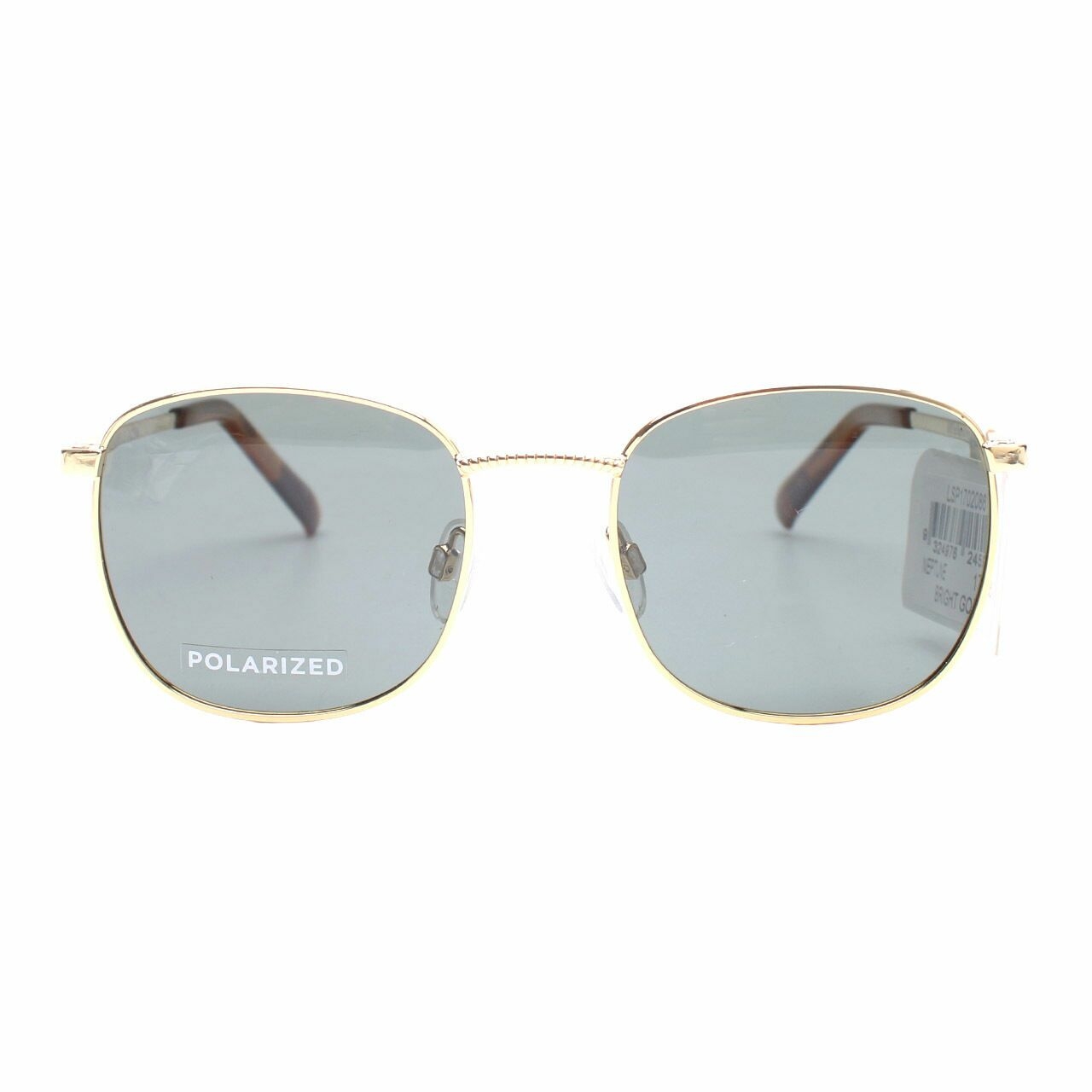 Le Specs Neptune Polarized Square Bright Gold Sunglasses