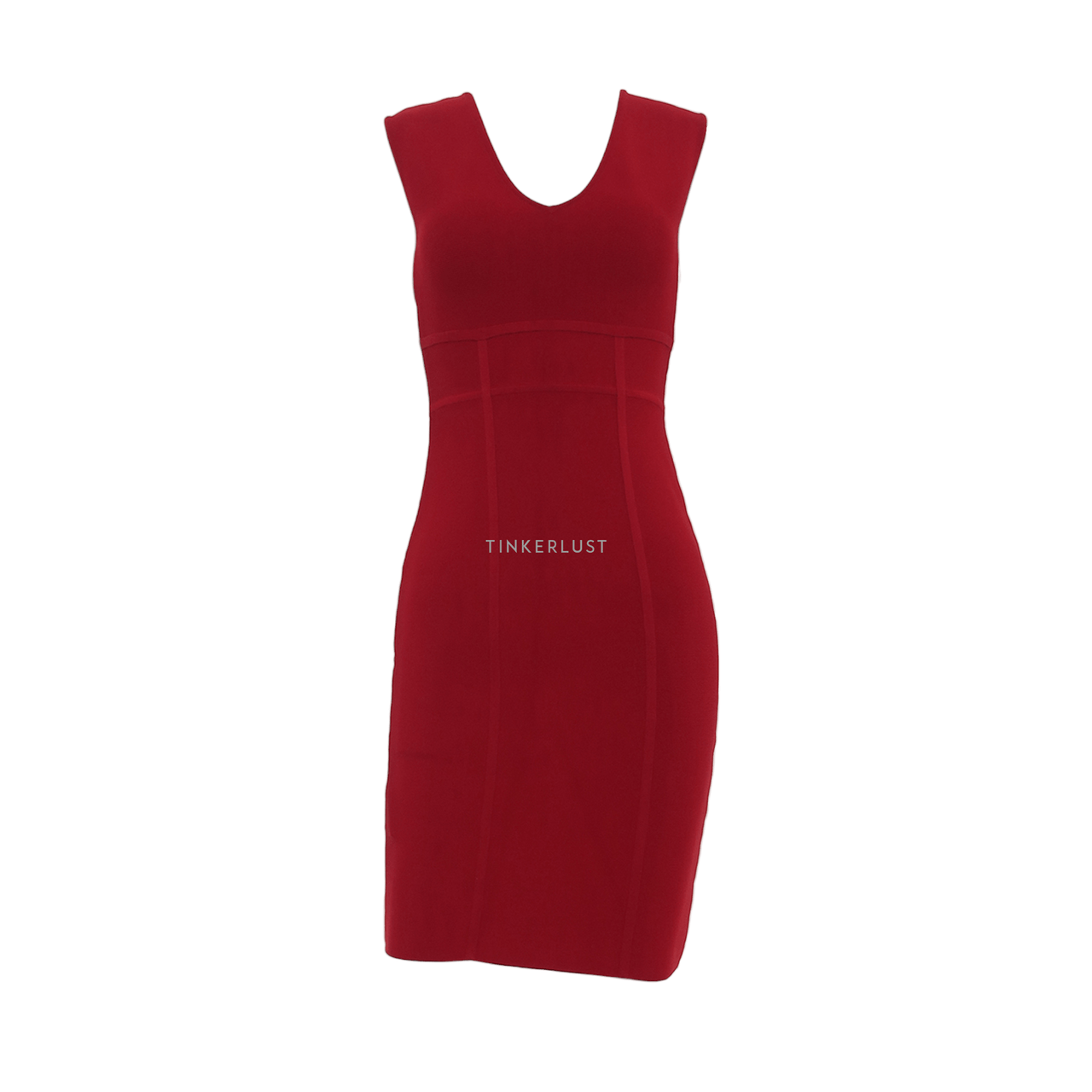 BCBG Max Azria Red Makena Bodycon Mini Dress