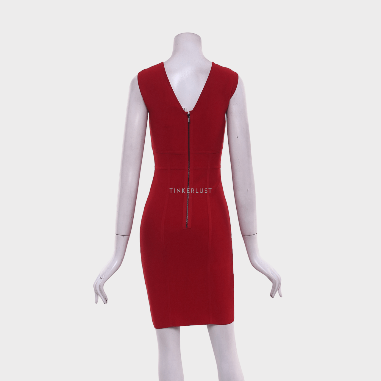 BCBG Max Azria Red Makena Bodycon Mini Dress