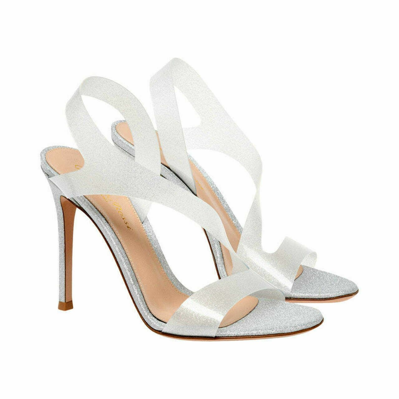 Gianvito Rossi Silver Sandals