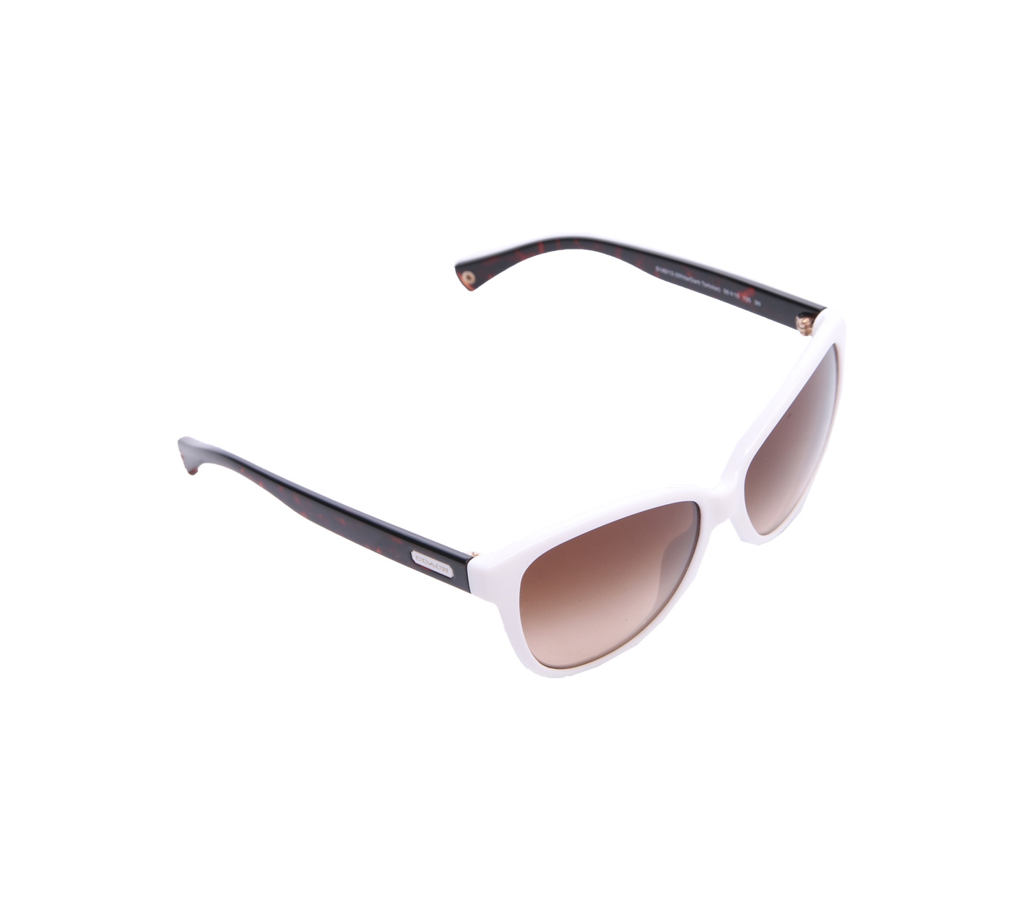 Coach White & Brown Sunglasses