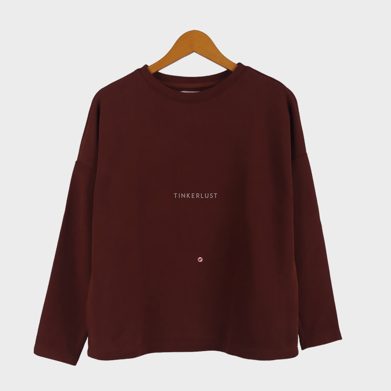 Pull & Bear Brown Long Sleeve T-Shirt