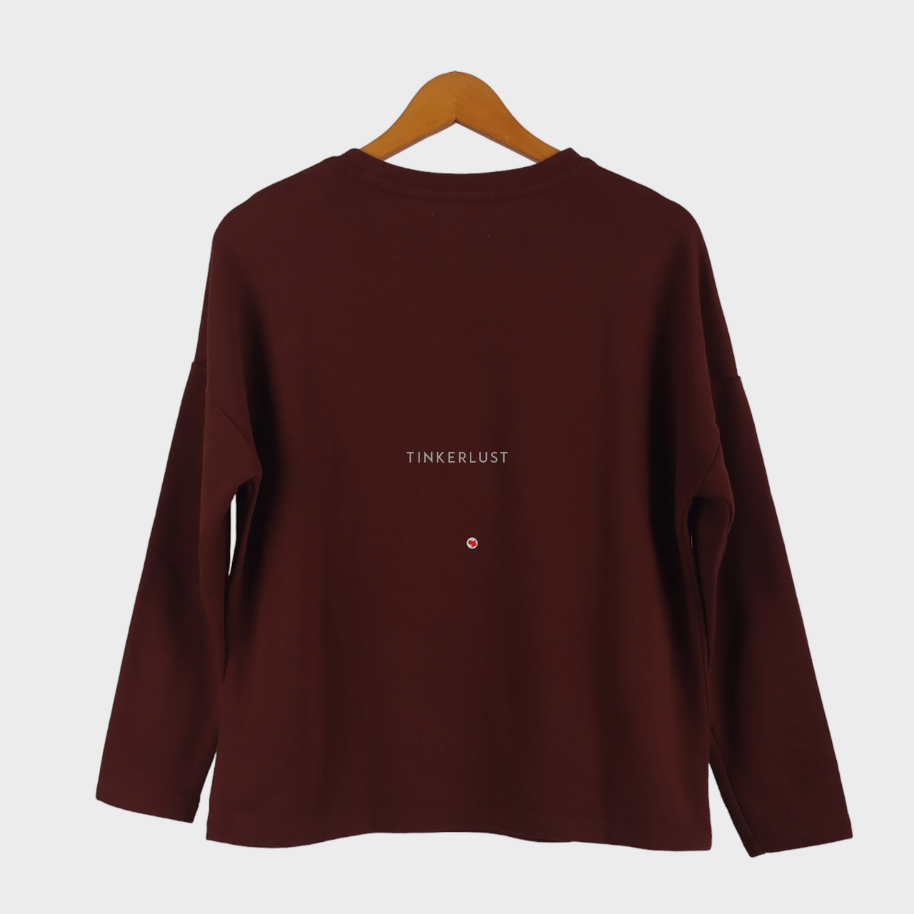 Pull & Bear Brown Long Sleeve T-Shirt