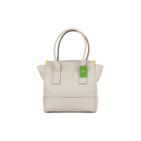 Kate Spade Cream Southport Avenue Linda Cowhide Hand Bag