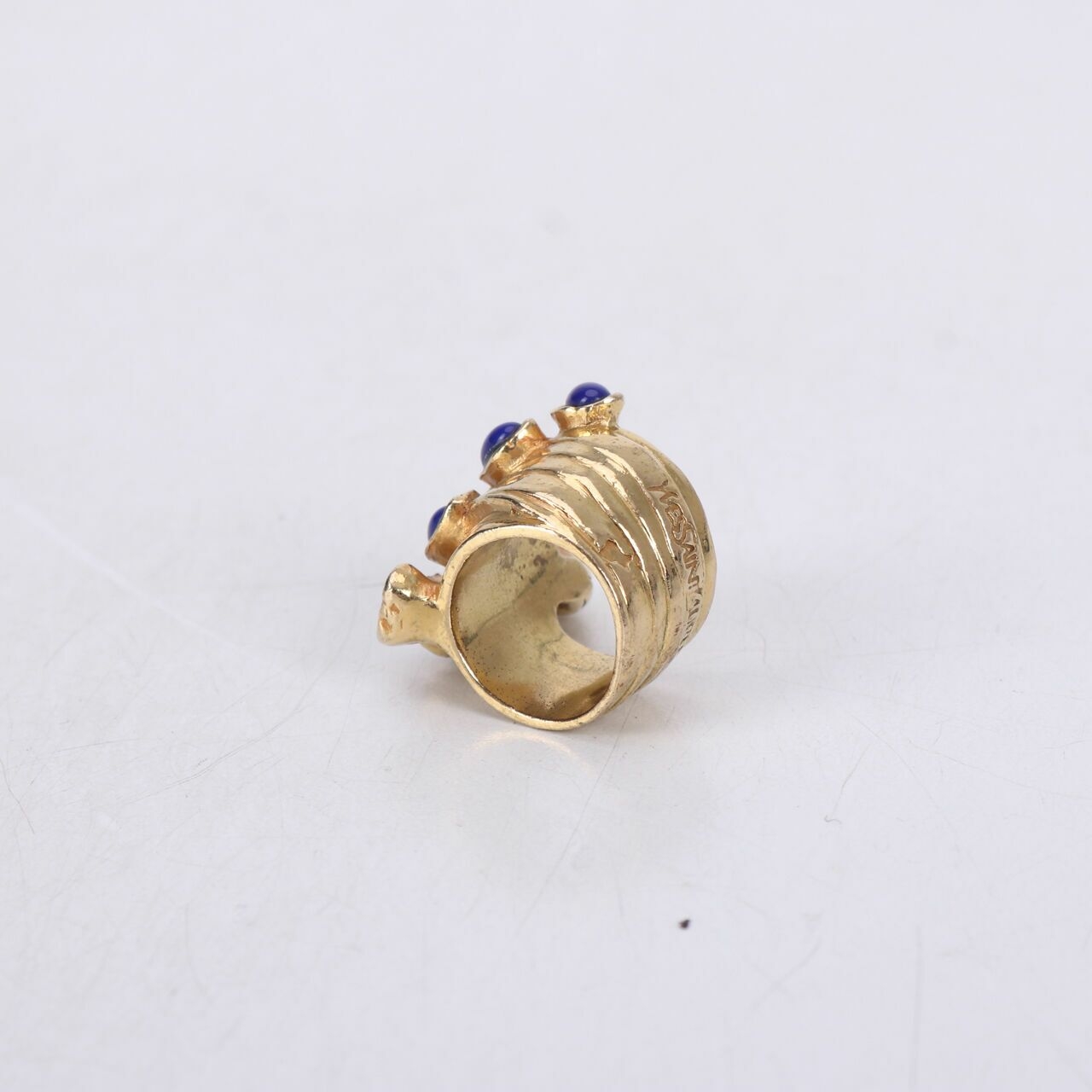 Yves Saint Laurent Blue Arty Dots Ring Jewellery