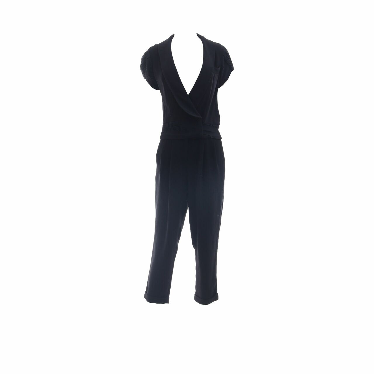 Diane Von Furstenberg Agatha Black Jumpsuit