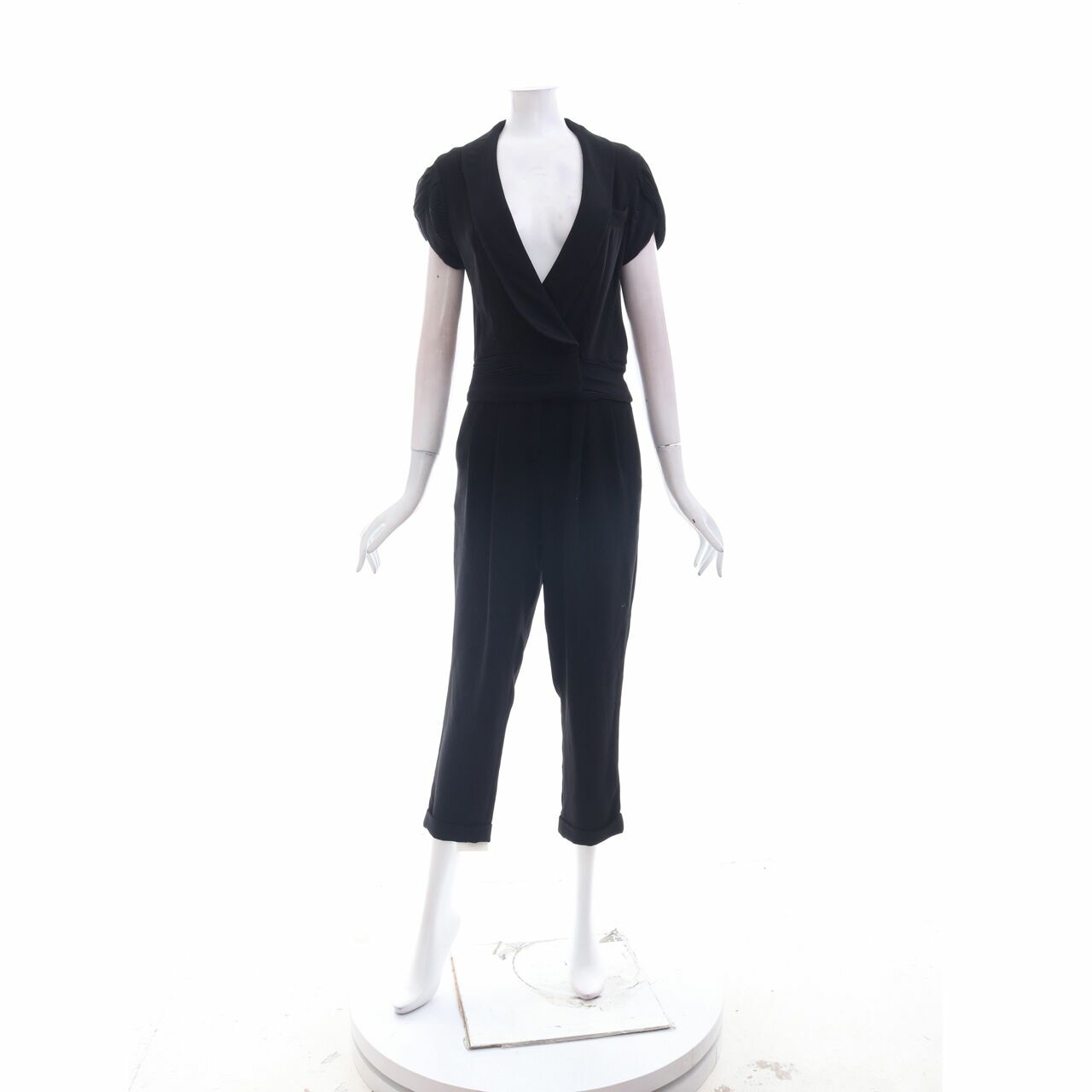 Diane Von Furstenberg Agatha Black Jumpsuit