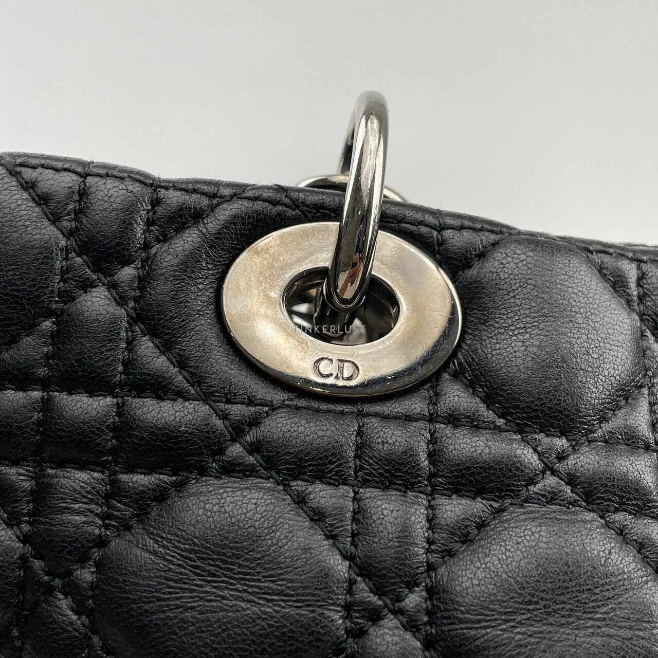 Christian Dior Cannage Quilt Lambskin