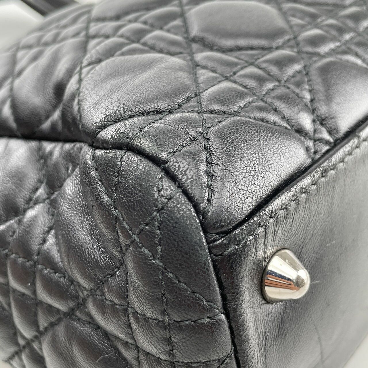 Christian Dior Cannage Quilt Lambskin