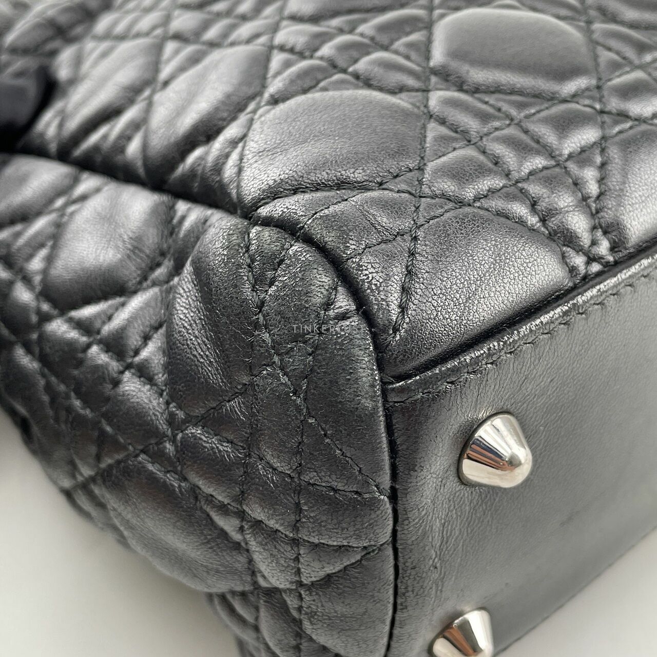 Christian Dior Cannage Quilt Lambskin