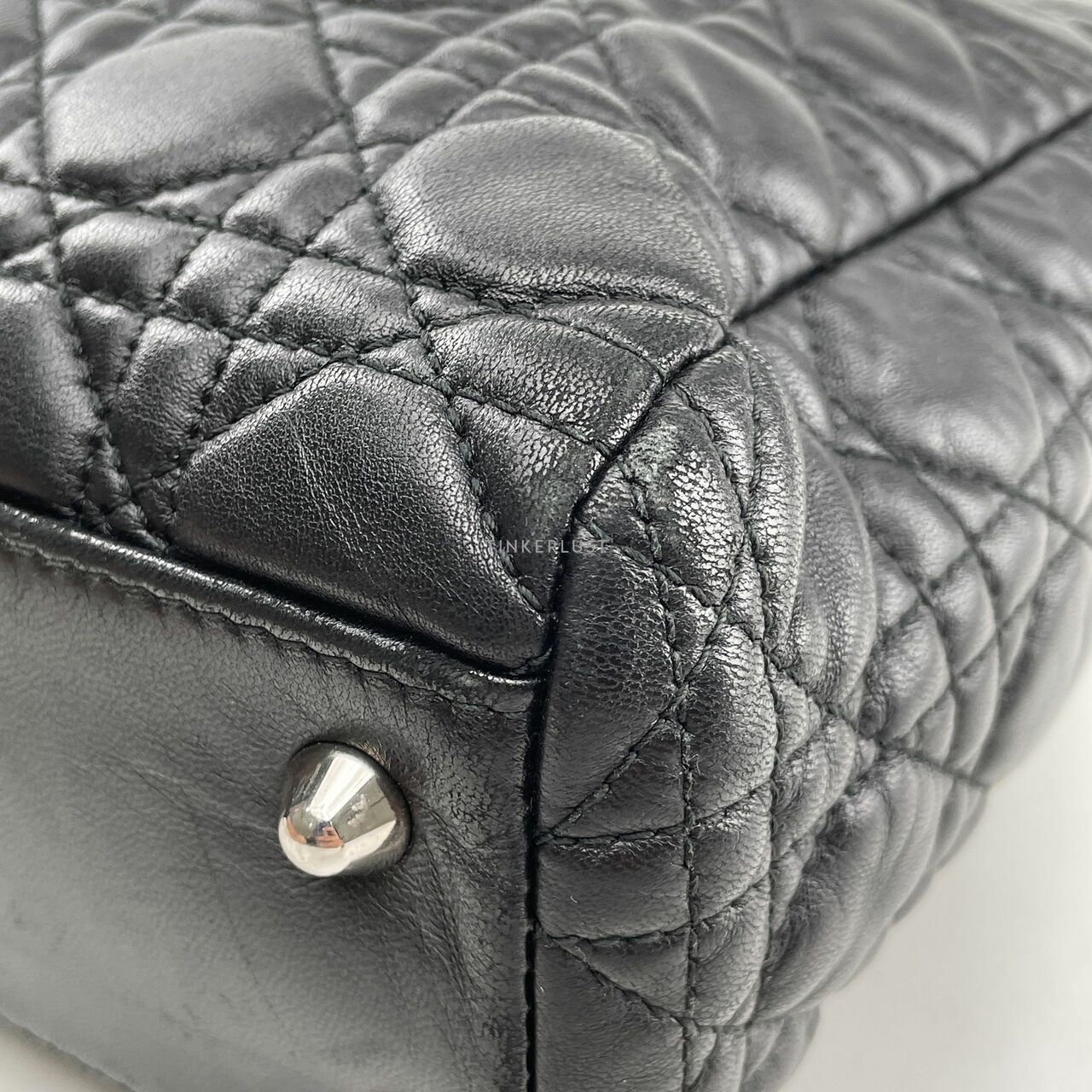 Christian Dior Cannage Quilt Lambskin