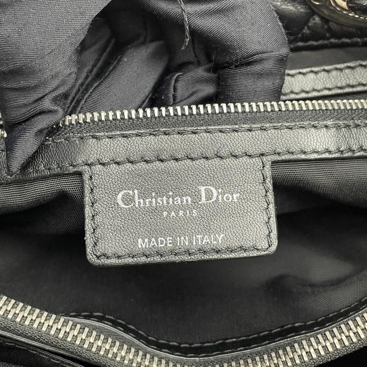 Christian Dior Cannage Quilt Lambskin