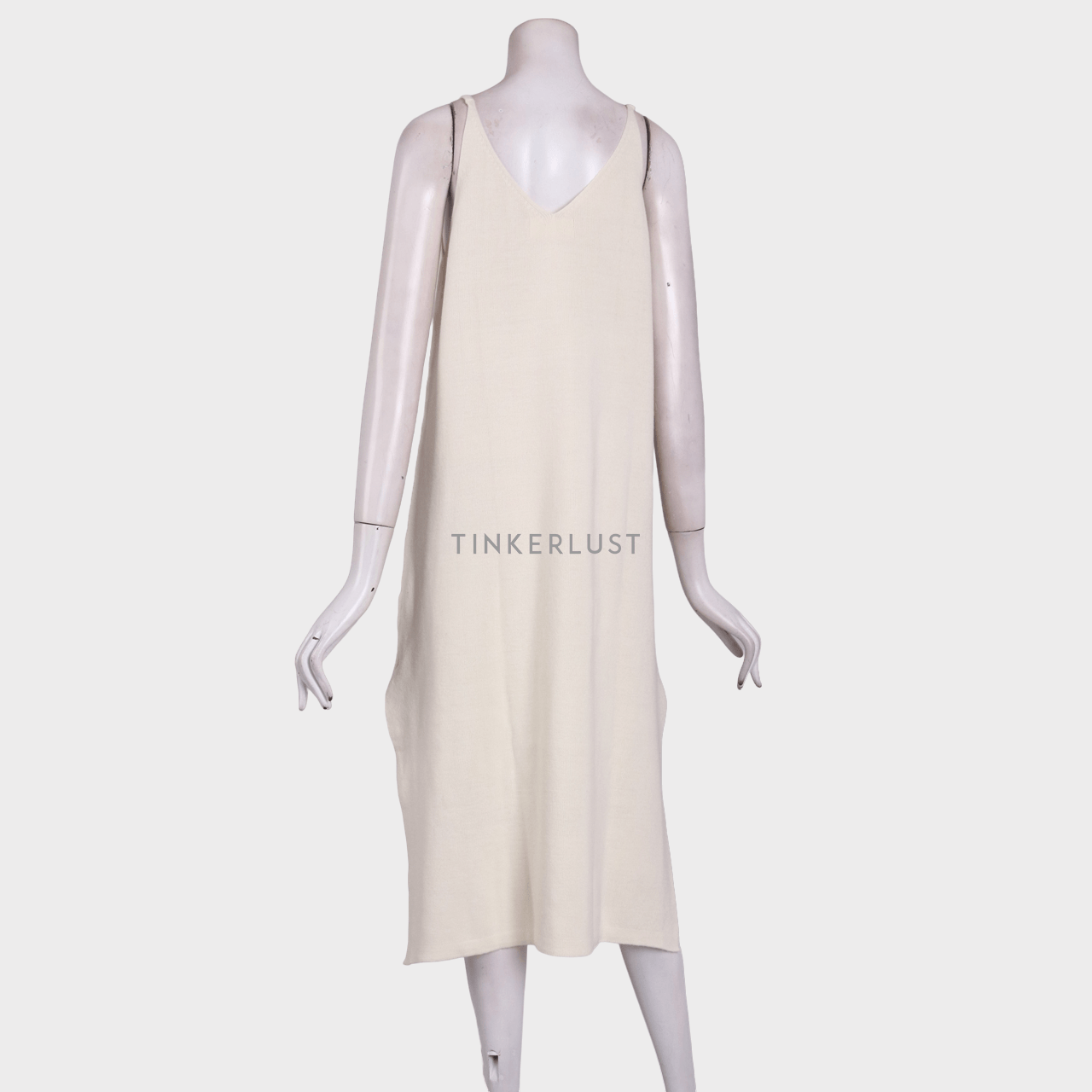 Clay By Duma Cream Midi Dress