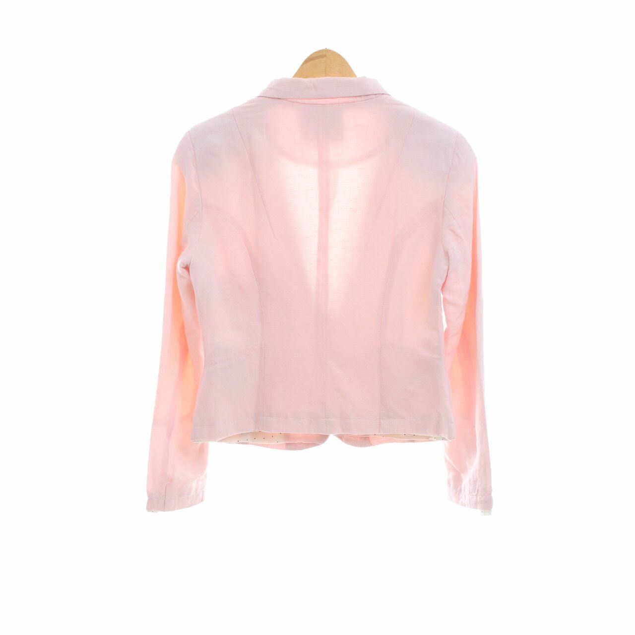 Bershka Pink One Button Blazer