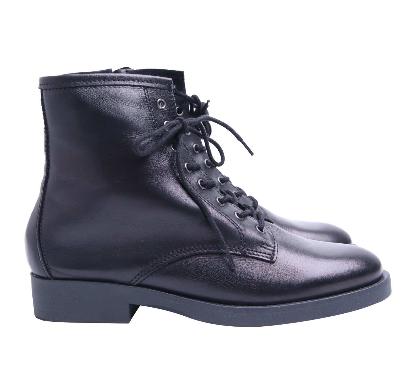 Everbest Black Virenze Leather Boots