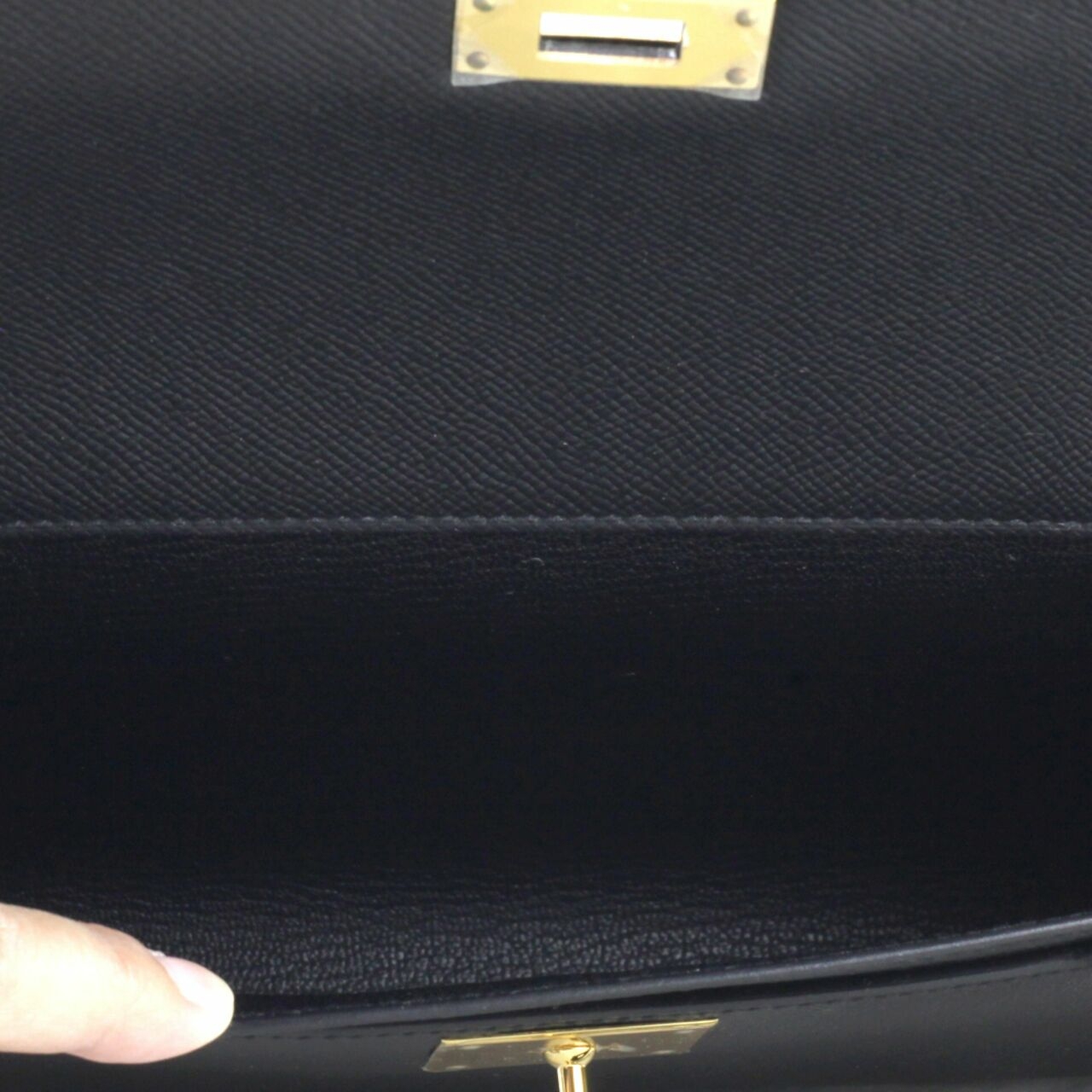 Hermès Black Clutch