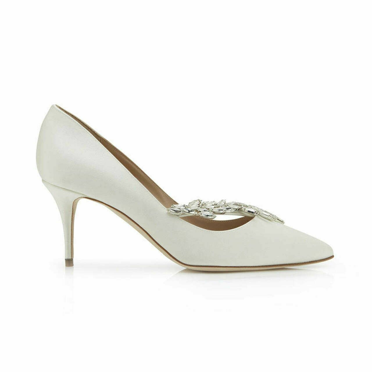 Manolo Blahnik Cream Heels