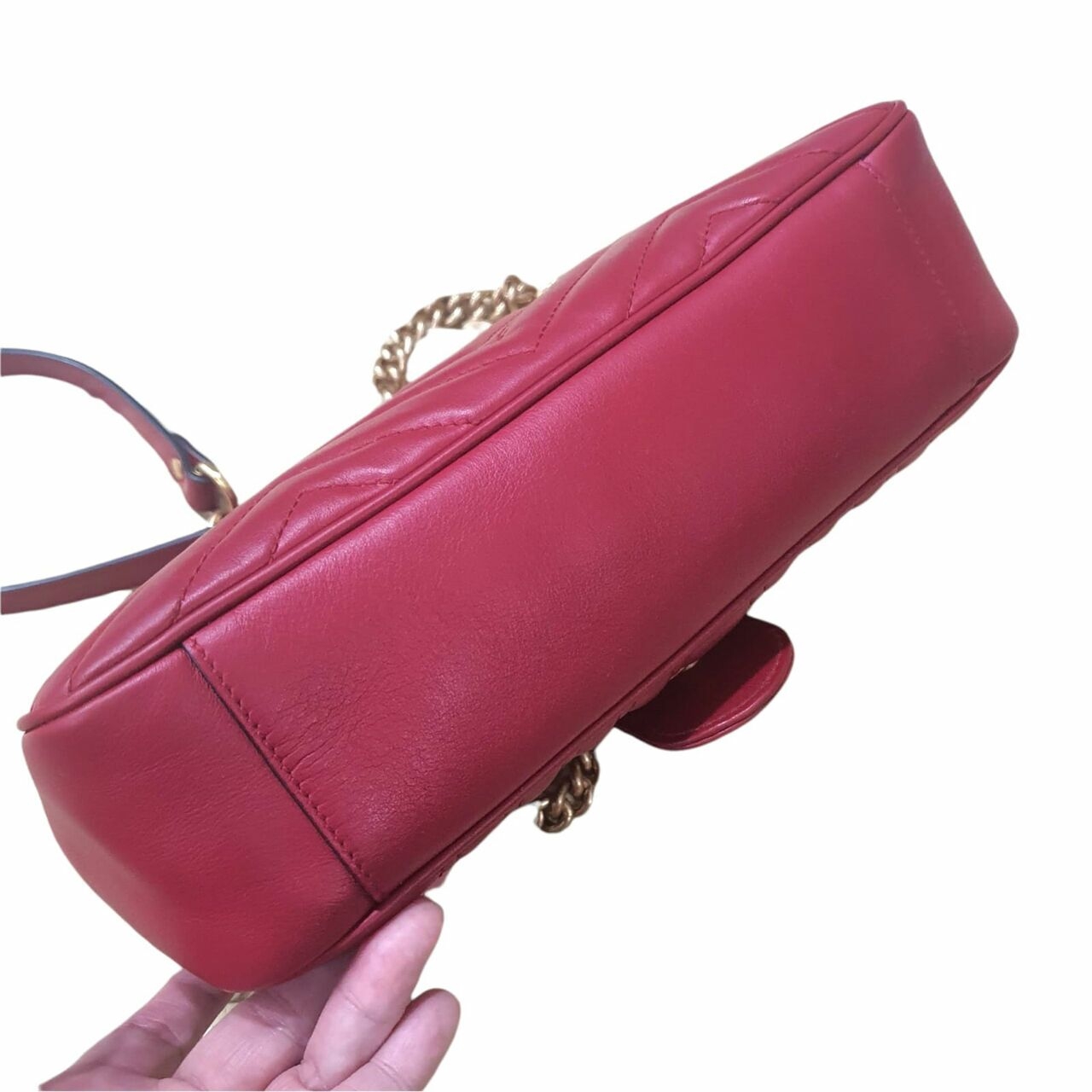 Gucci Small Marmont Red Shoulder Bag