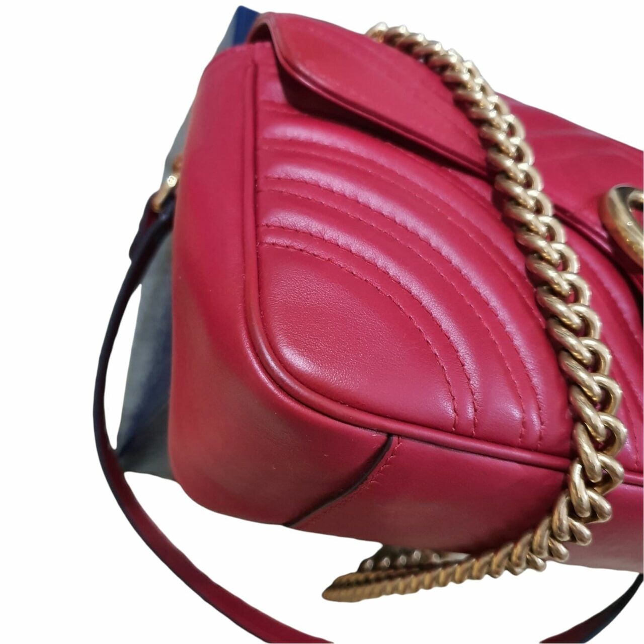 Gucci Small Marmont Red Shoulder Bag