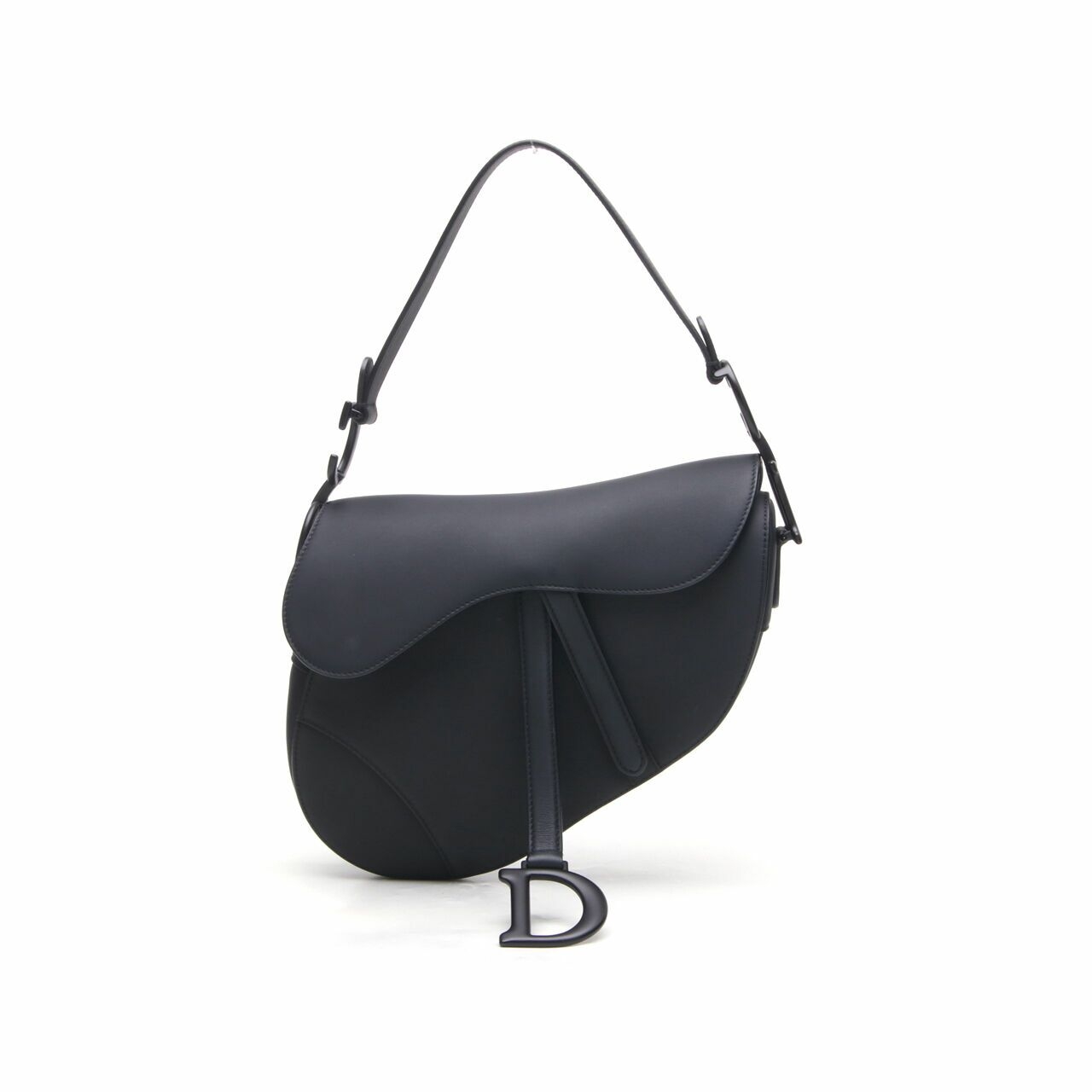 Dior Saddle Medium Ultra Black Matte Shoulder Bag