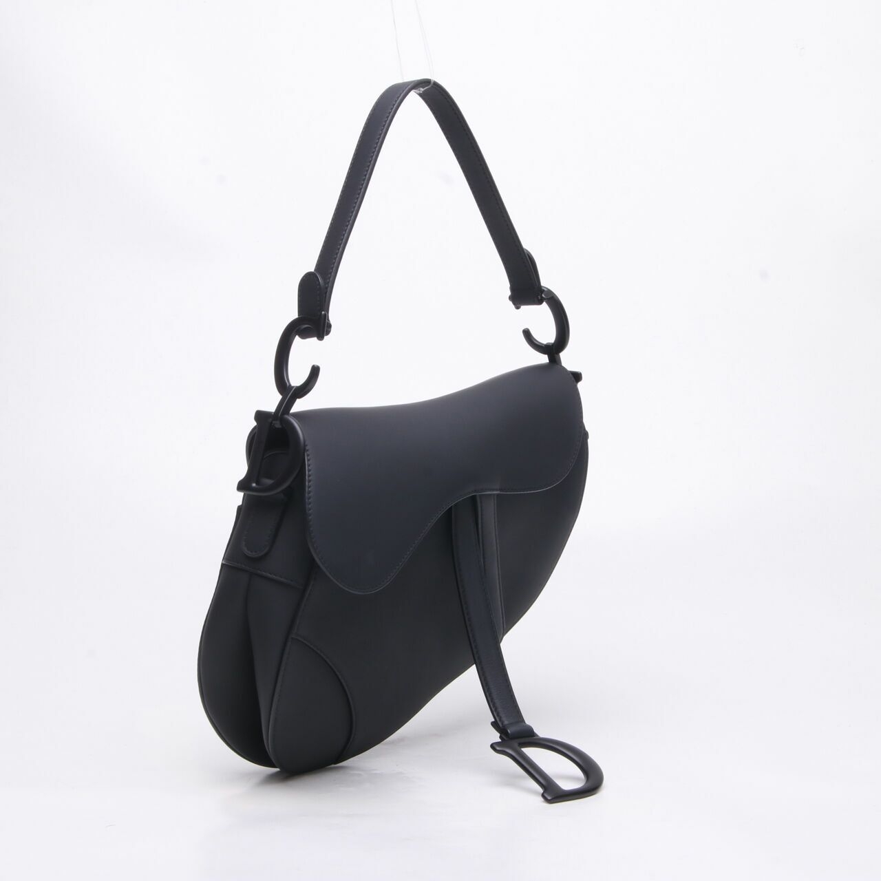 Dior Saddle Medium Ultra Black Matte Shoulder Bag