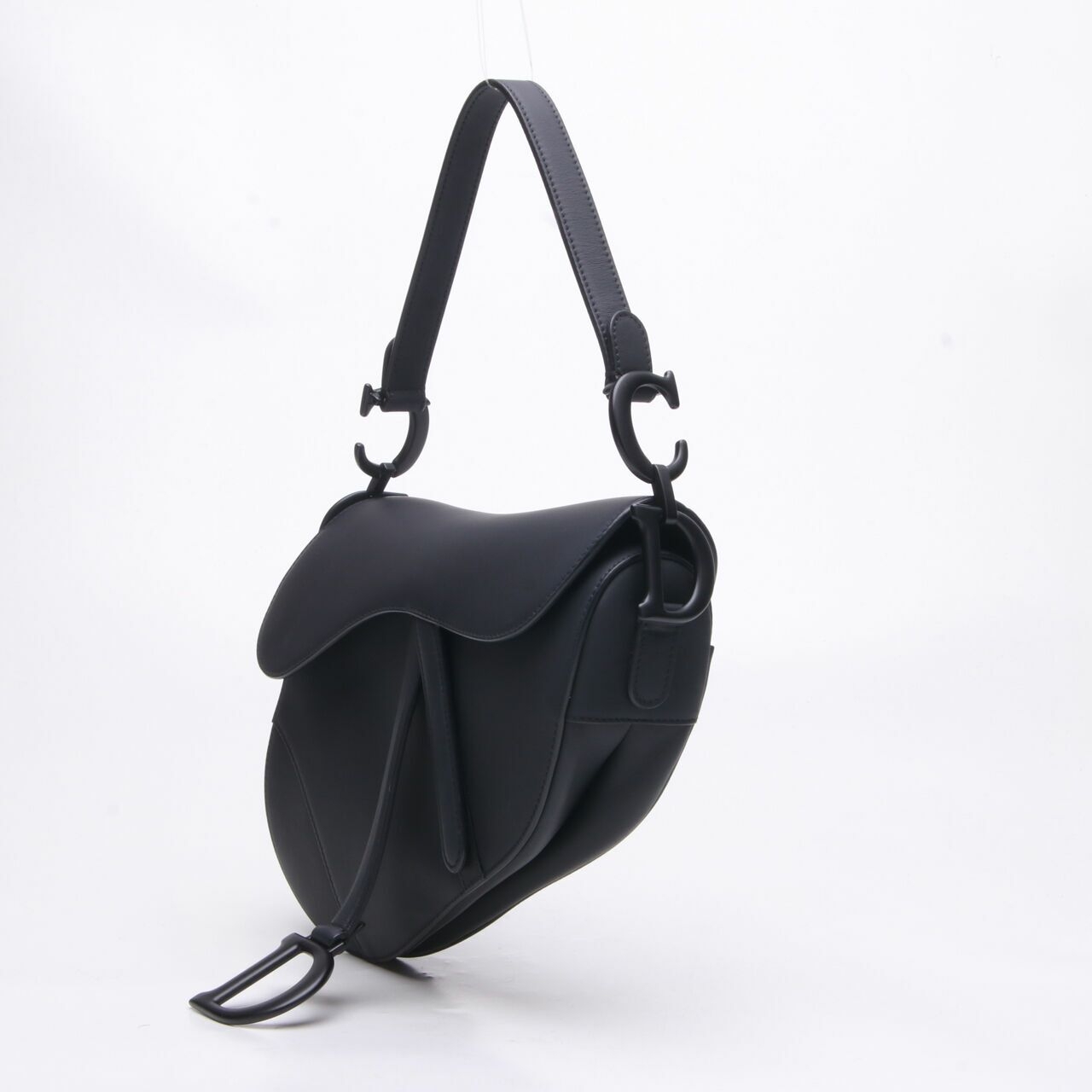 Dior Saddle Medium Ultra Black Matte Shoulder Bag