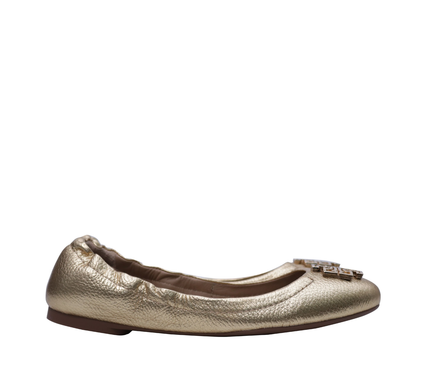 Tory Burch Gold Metallic Melinda Ballet Flats