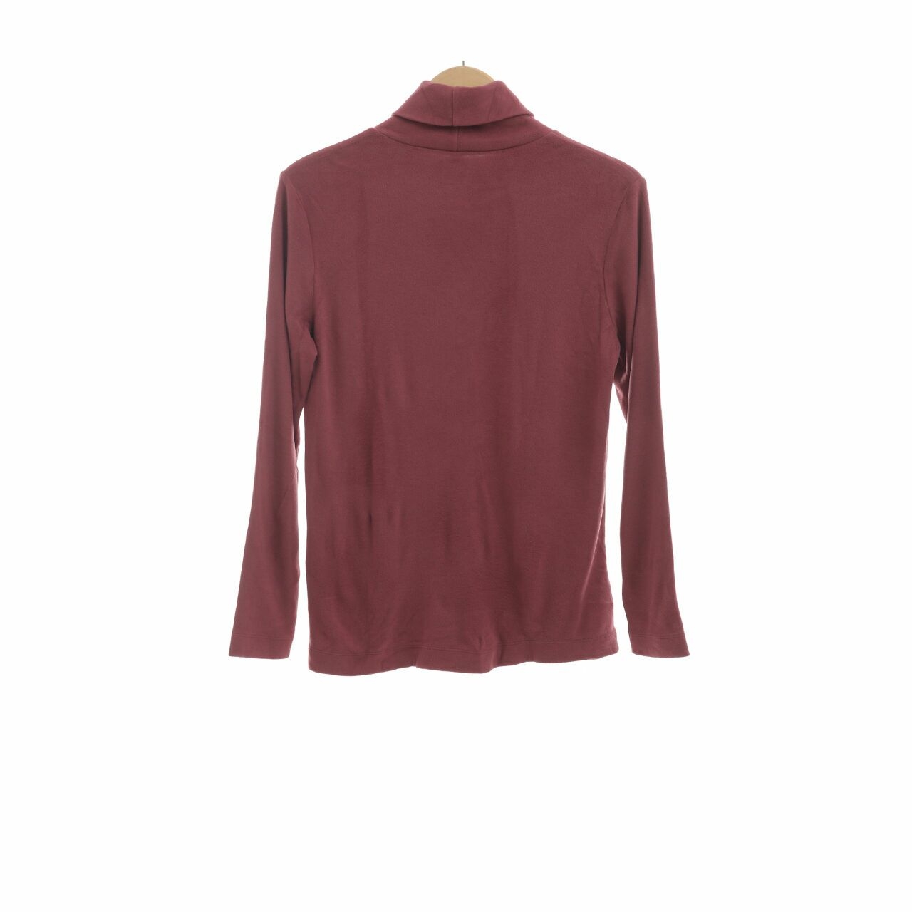 UNIQLO Purple Turtleneck T-Shirt