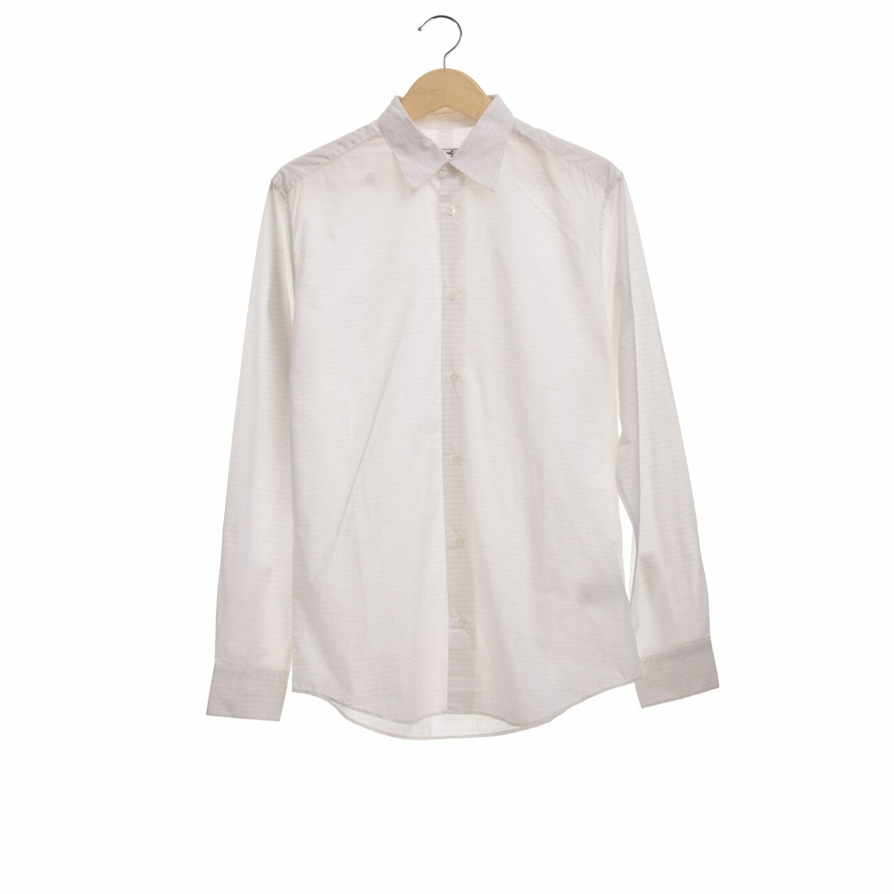 Hermes White Stripes Shirt