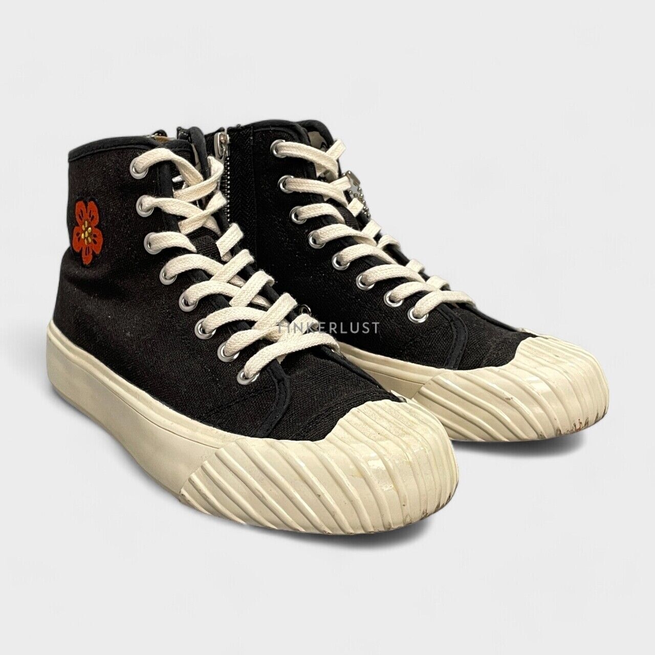 Kenzo Paris Kenzoschool Black High-top Sneakers 