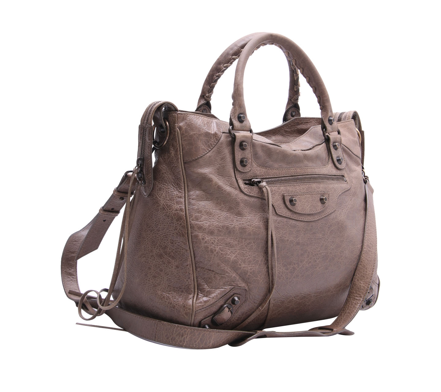 Balenciaga Brown City Large Satchel