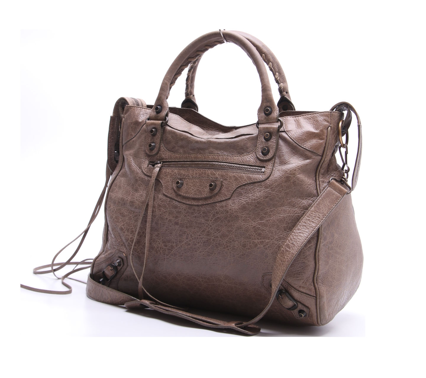 Balenciaga Brown City Large Satchel