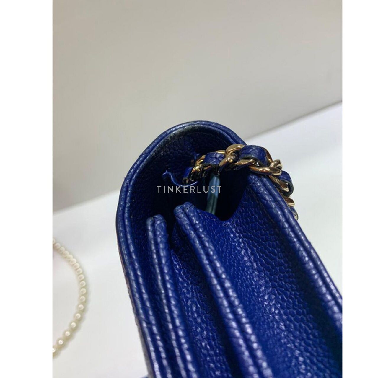 Chanel Cuba WOC Small Blue Caviar GHW #25 2017 Sling Bag