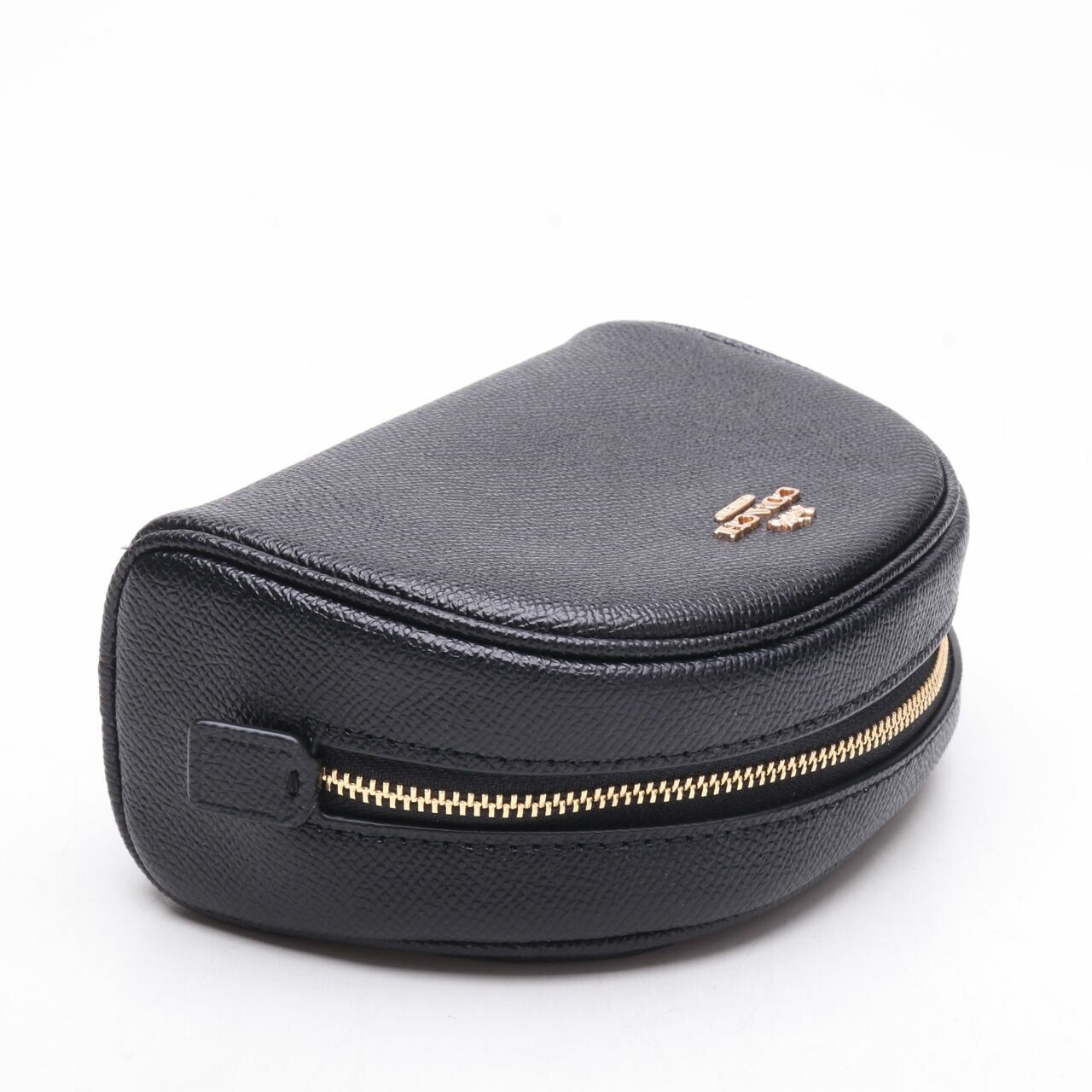 Coach C9984 Crossgrain Dome Black Cosmetic Case Pouch