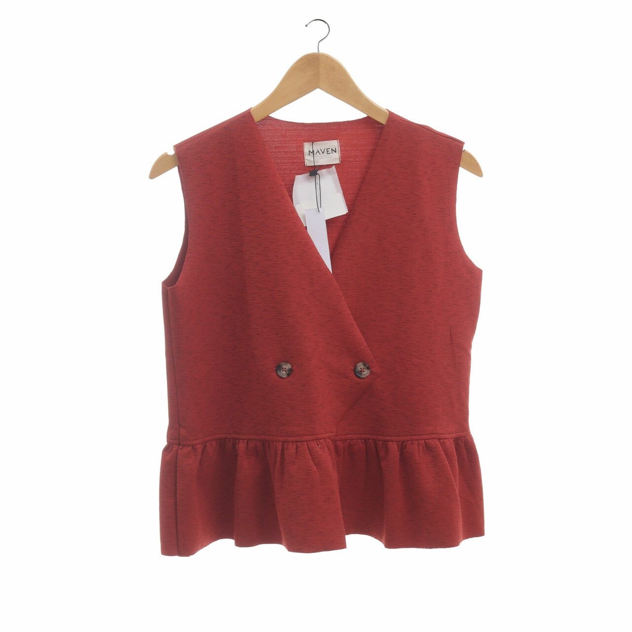 Maven Red Sleeveless