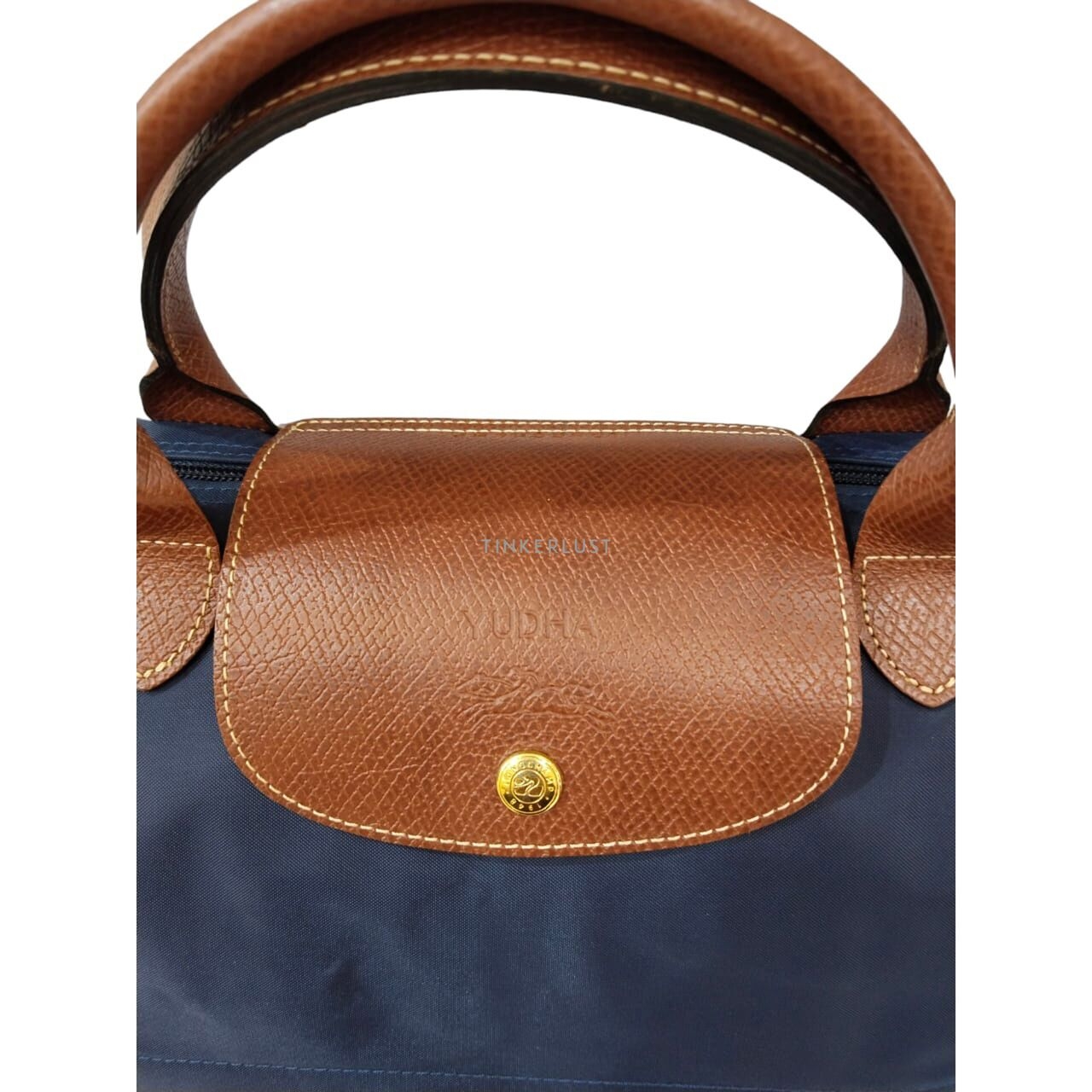 Longchamp Le Pliage Navy Travel Bag