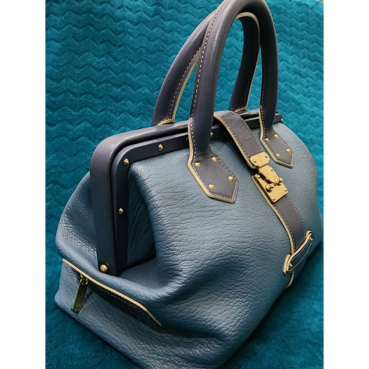 Louis Vuitton Blue Handbag