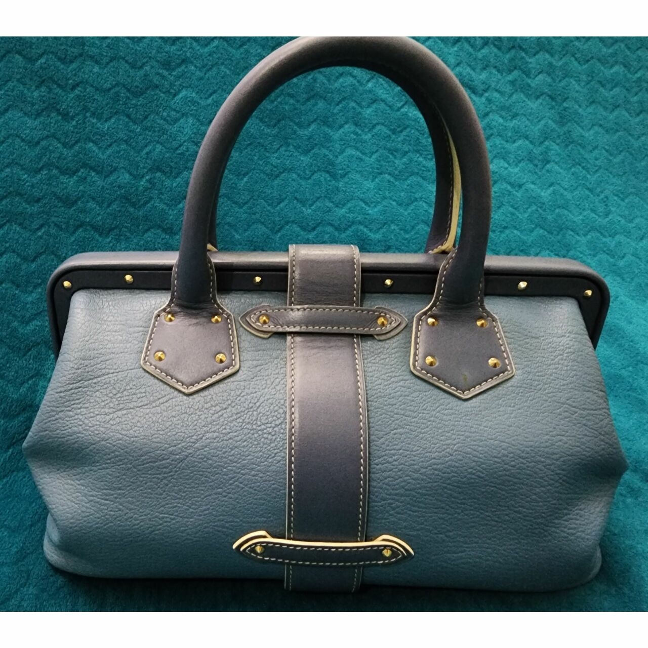 Louis Vuitton Blue Handbag