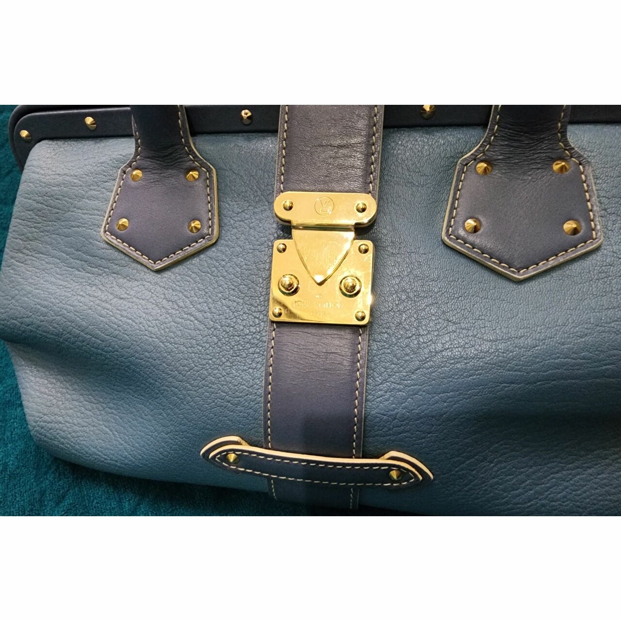 Louis Vuitton Blue Handbag