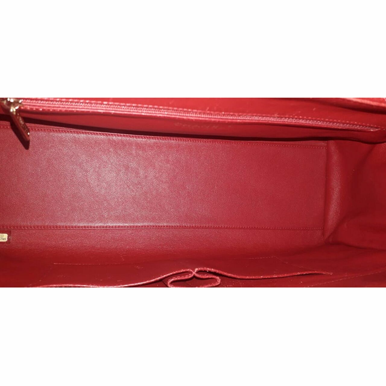 Chanel Misia Flap CC Red Lambskin Tote Bag #17