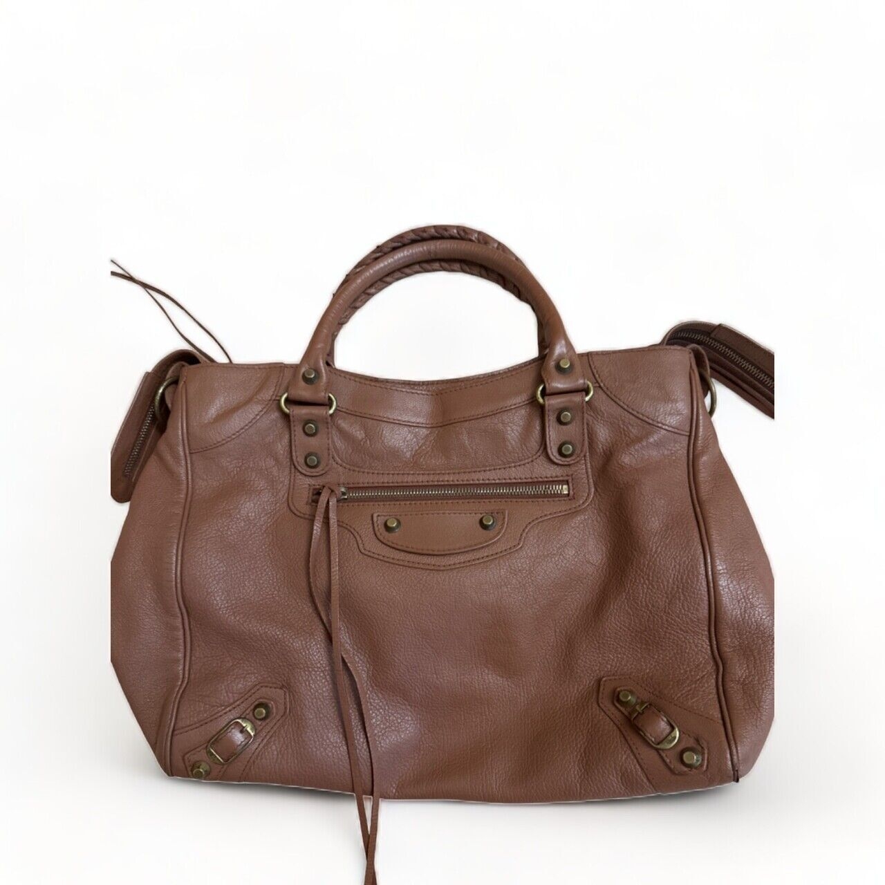 Balenciaga Velo Brown Handbag