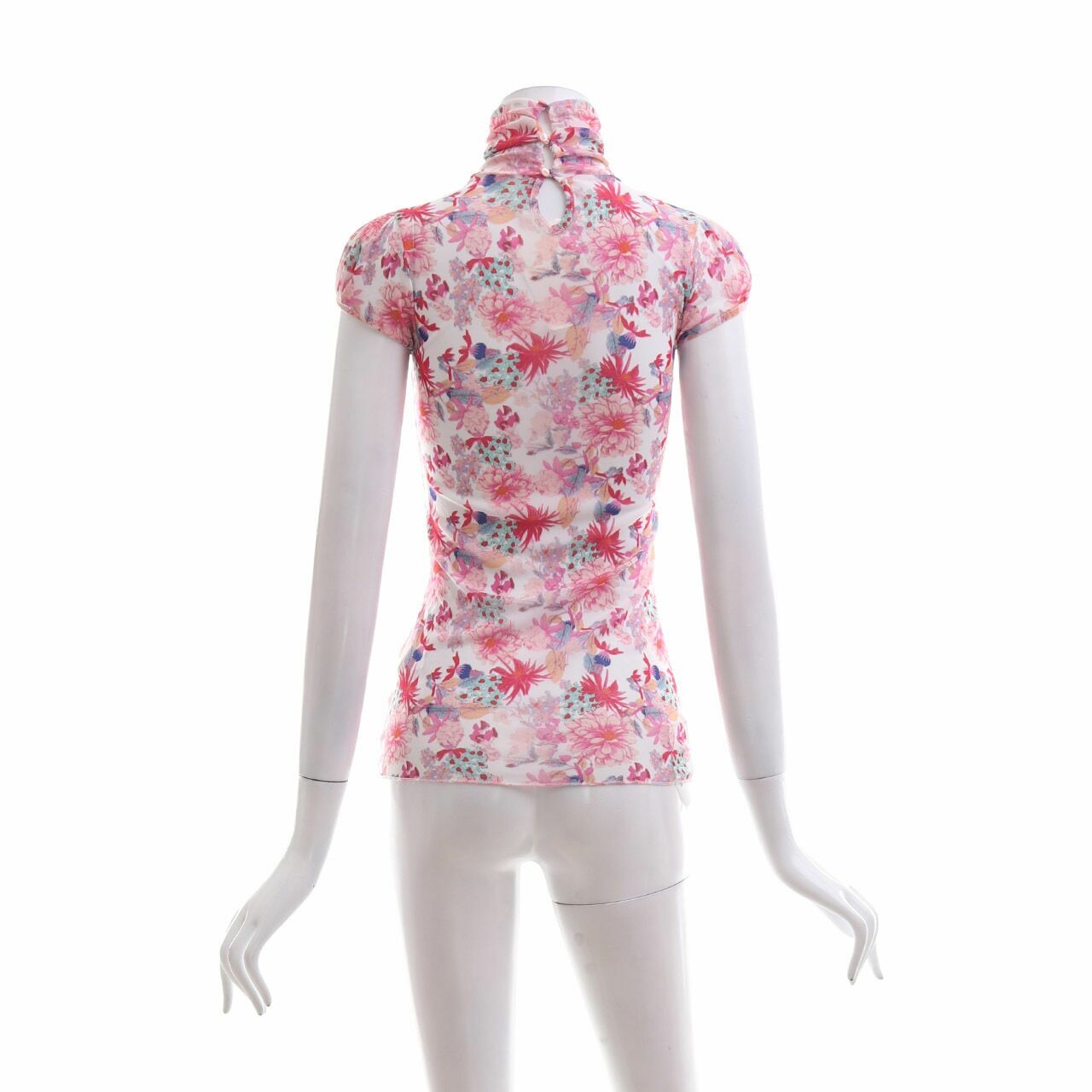 Zara Pink Floral Blouse