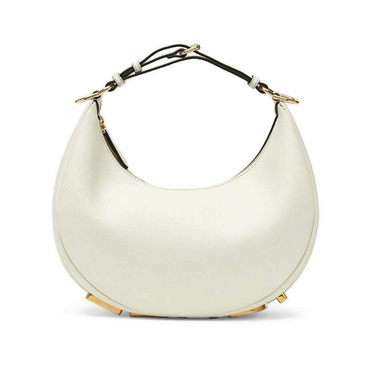 Fendi F'graphy Small Hobo Bag White