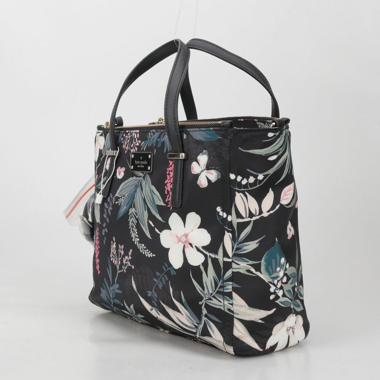 Kate Spade Wilson Road Botanical Elyse Black & Multi Satchel Bag